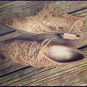 Truth or Dare by Madonna Suede Oxford Shoes